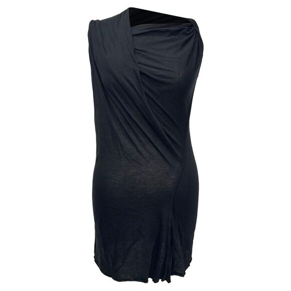 Rick Owens Tops - Rick Owens Lilies Cross Drape Front Top in Black Cotton